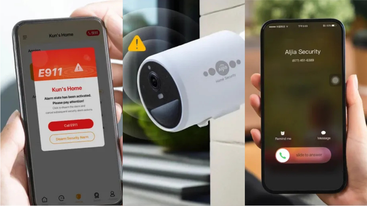 AIjia门磁三重报警机制示意图